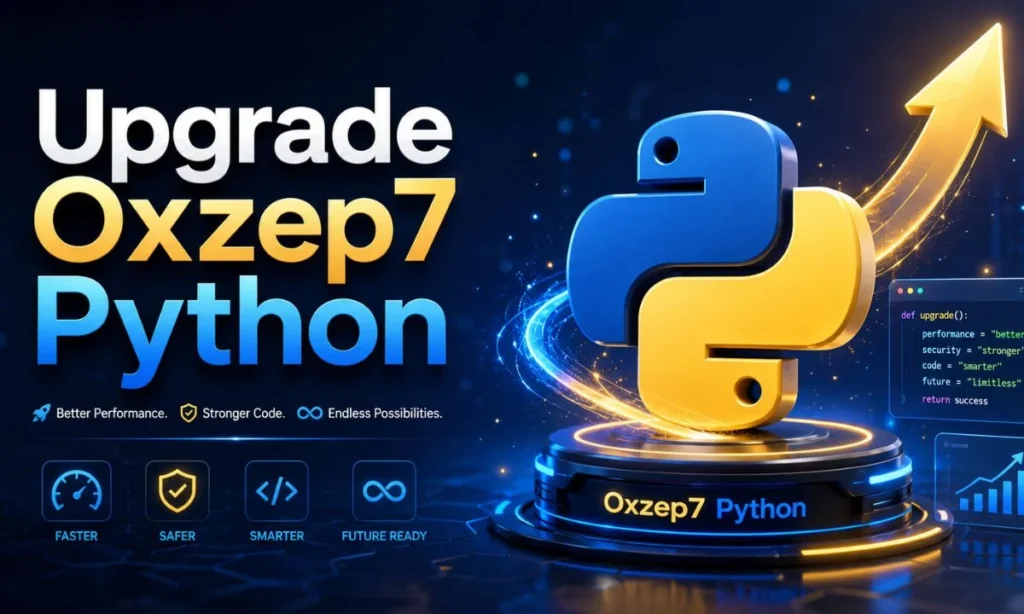 upgrade oxzep7 python
